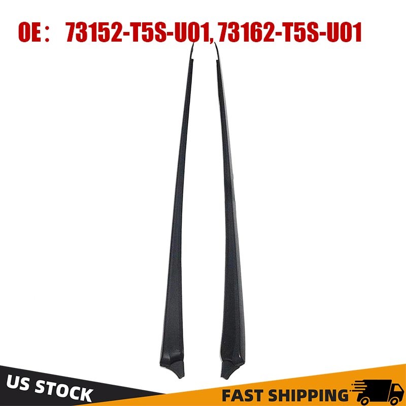73152T5SU01, 73162T5SU01 Front side windshield garnish seal fits Honda Fit 15-20