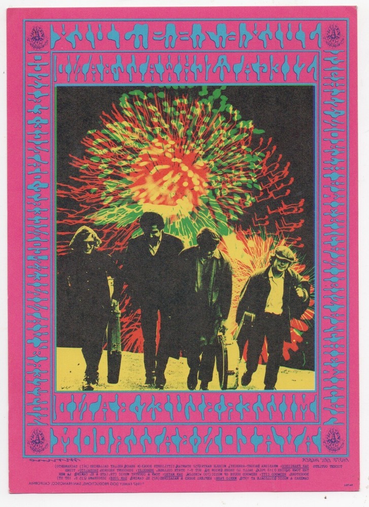 1967 Avalon Ballroom Handbill for Miller Blues Band with Reverse Print