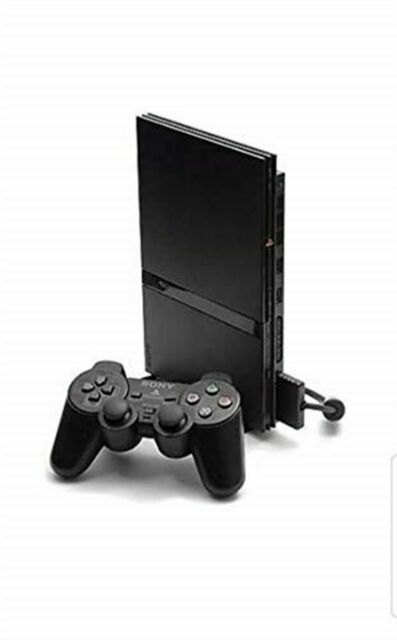 Sony PlayStation 2 Slim Console in Black - Compact Gaming System