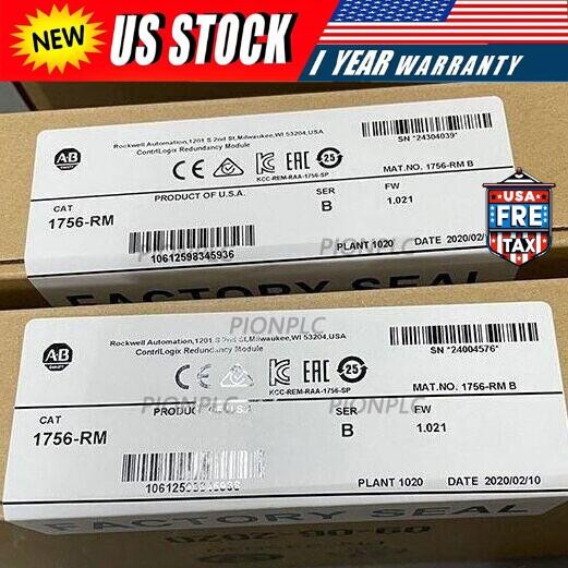 New Factory Sealed AB 1756-RM  ControlLogix Redundancy Module 1756RM US Free Tax