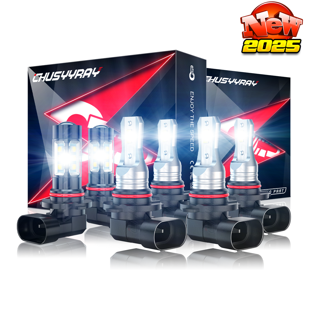 2004-2012 GMC Canyon 6500K LED Headlight & Fog Light Kit Combo  