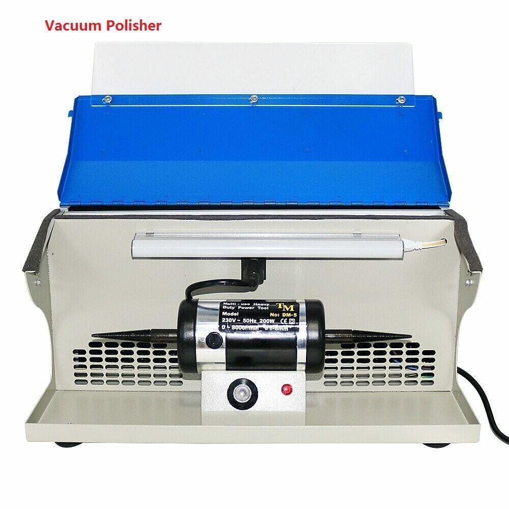 DM-5 Vacuum Polishing Grinding Machine Jewelry Polisher Bench Grinder 110V/220V