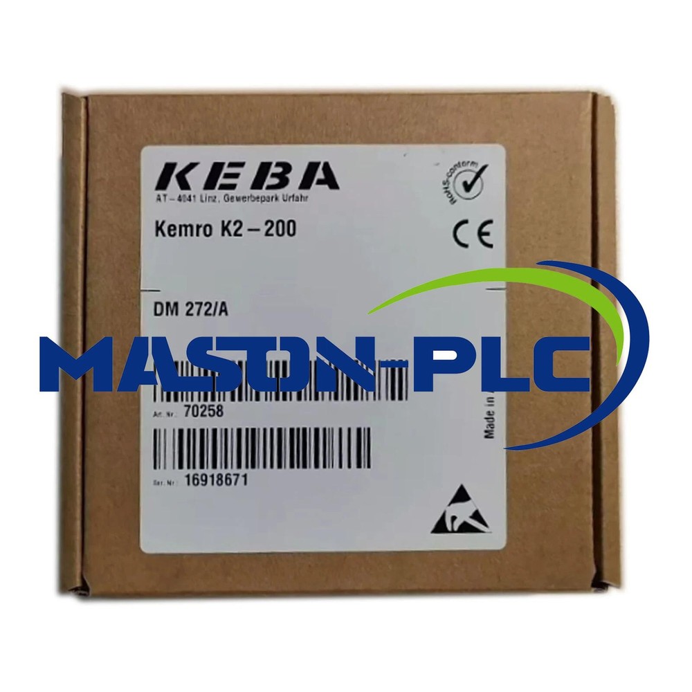 Brand New KEBA KEMRO K2-200 DM 272/A 070258 plc Module