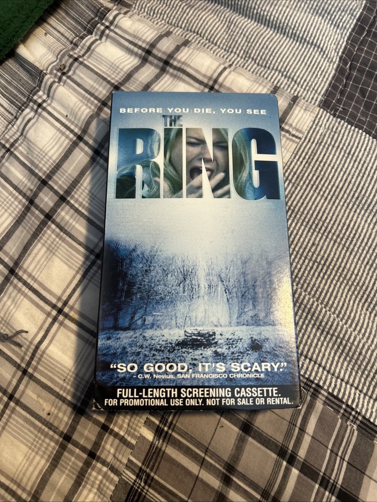 The Ring 2003 VHS *RARE Screening Cassette EXCELLENT CONDITION