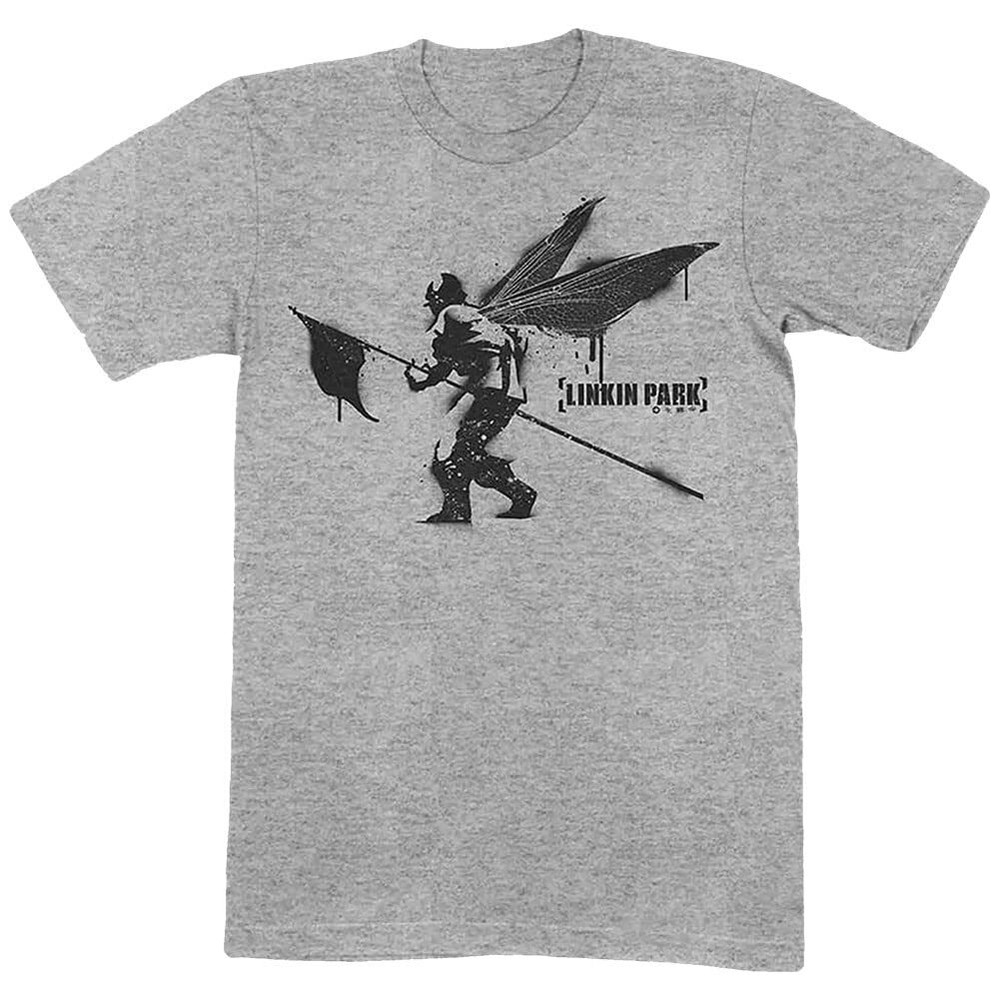 Linkin Park T-Shirt Uomo Street Soldier Slim Fit Grigio M Grigio