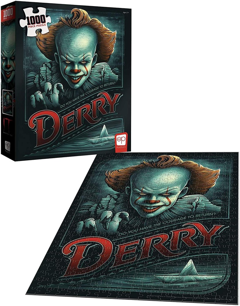 IT Chapter Two Horror Movie 1000-Piece Derry Jigsaw Puzzle  