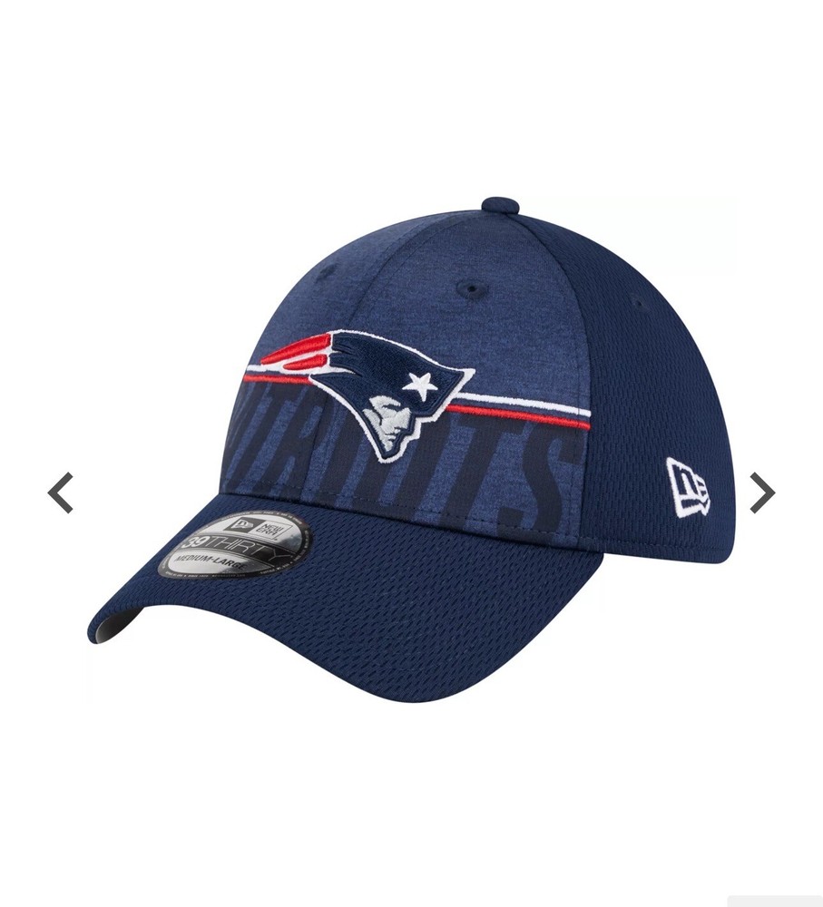 New Era Men's New England Patriots Training Camp 39Thirty Stretch Fit Hat M/L