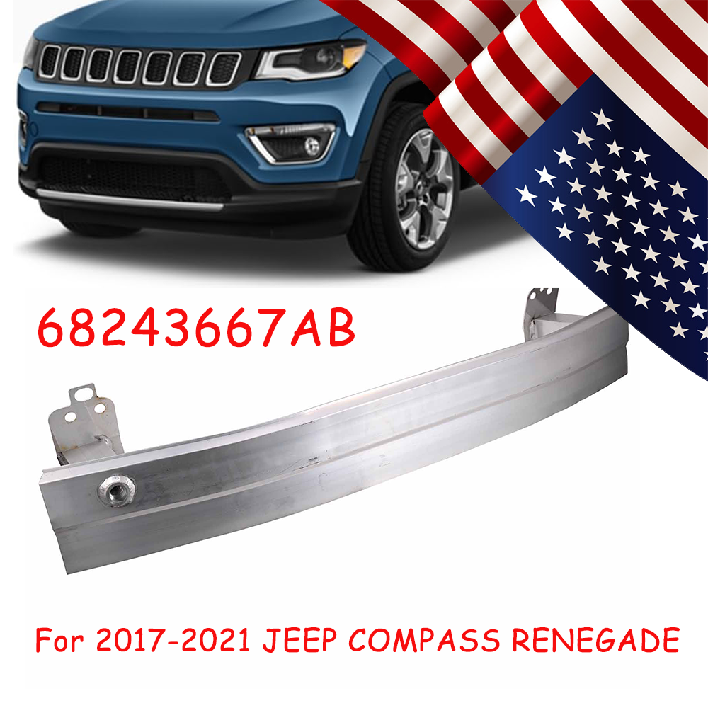 For 2017-2021 Jeep Compass Front Bumper Reinforcement Impact Bar 68243667AB