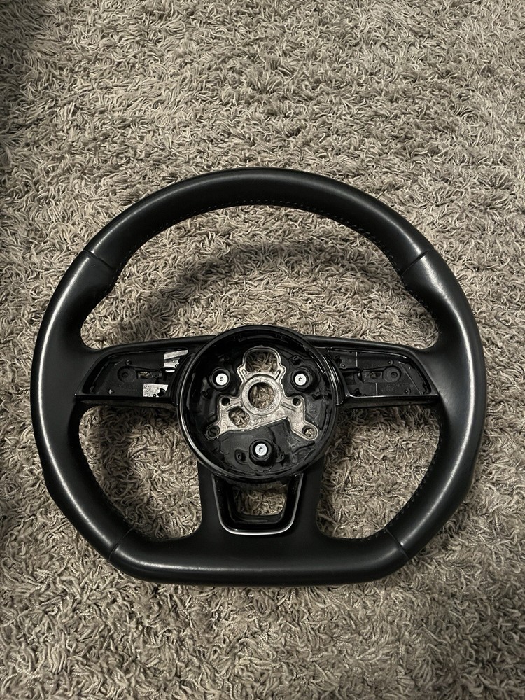 2018 Audi A3 8V S-Line Flat Bottom Steering Wheel with Paddle Cutout OEM