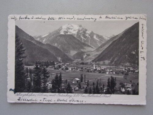 Ansichtskarte Mayrhofen Grünberg Zillertal 1932 Tirol (Nr.669)