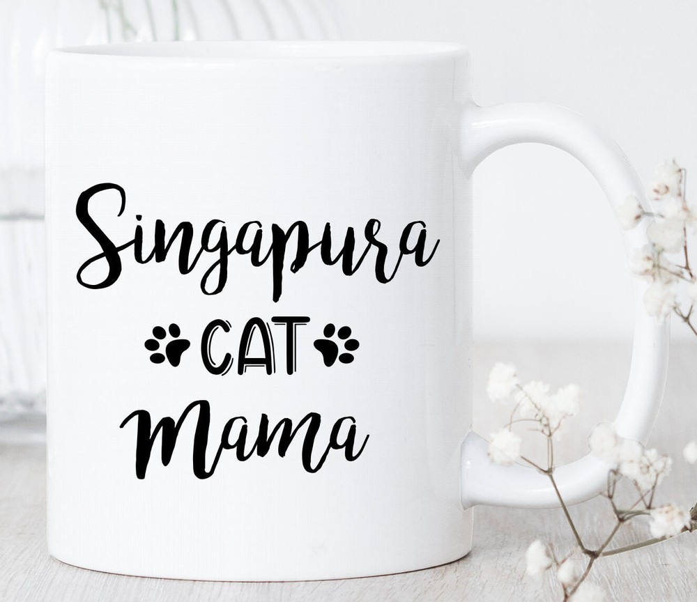 Singapura Cat Mama Mug Singapura Mug Singapura Gift Singapura Cat Lover