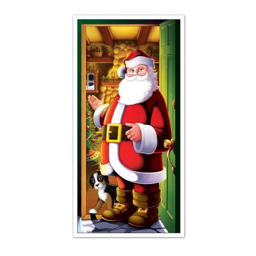 Door Cover Christmas/Winter Santa
