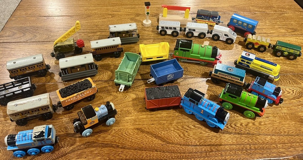 Thomas and Friends Wooden Railway & Trackmaster Mixed Lot with Accessories