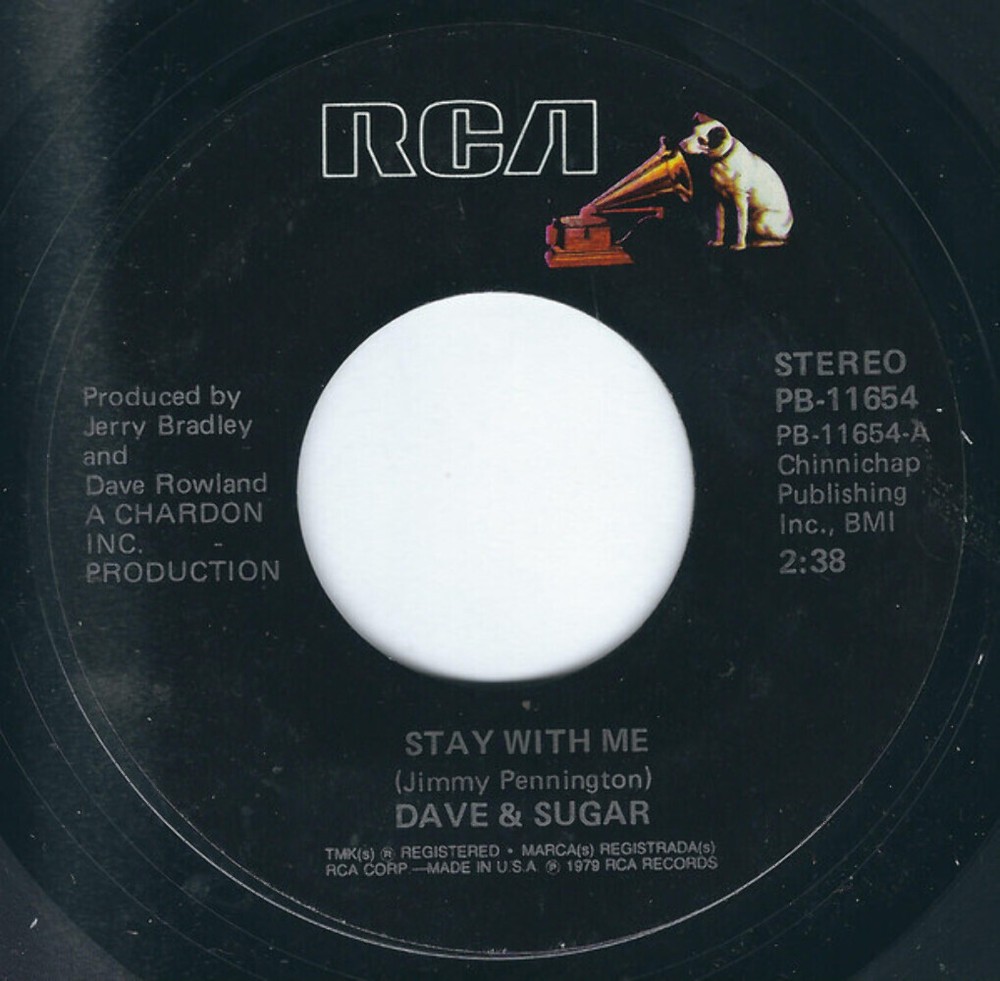 Dave And Sugar - Stay With Me - RCA - PB-11654 - 7