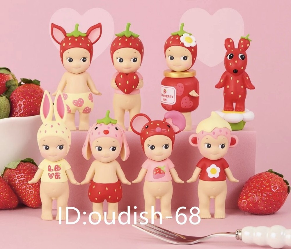 Authentic Sonny Angel Strawberry Love Series Confirmed Blind Box Mini Figure Toy