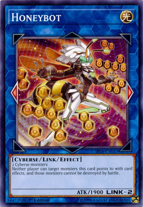 Honeybot SP18-EN033 Common 1st Edition Near Mint Yugioh Card