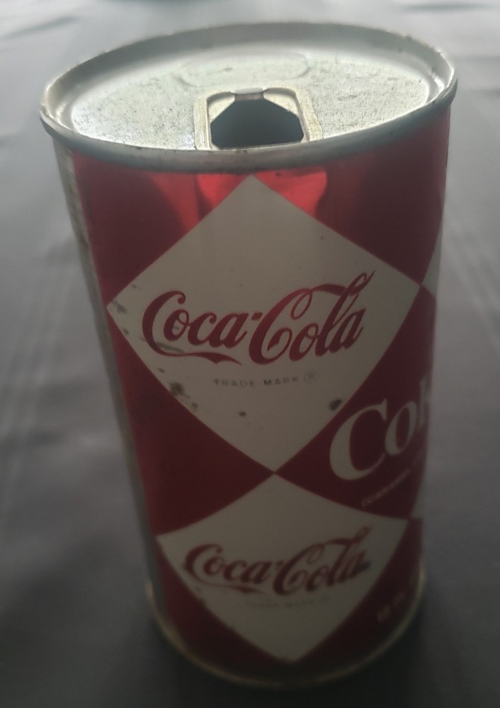 Vintage Collectible Steel Coca-Cola Soda Can Retro Advertising