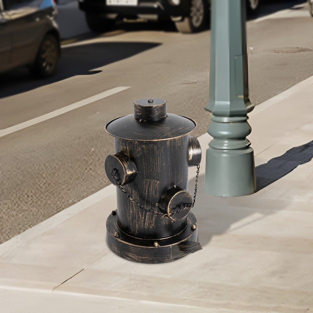 Retro Pedal Can Creative Garbage Can Vintage Trash Can Indoor Outdoor Waste Bin