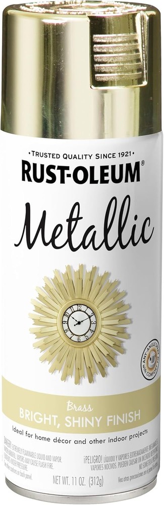 Rust-Oleum Metallic Leafing Spray Paint Topcoat 11 Oz Aerosol