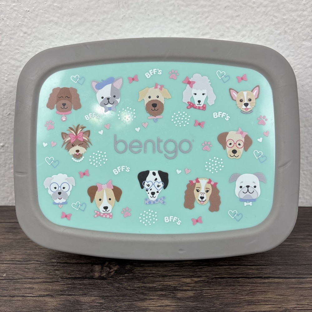 Bentgo Leakproof 5-Compartment Bento Lunch Box with Puppy Love Design
