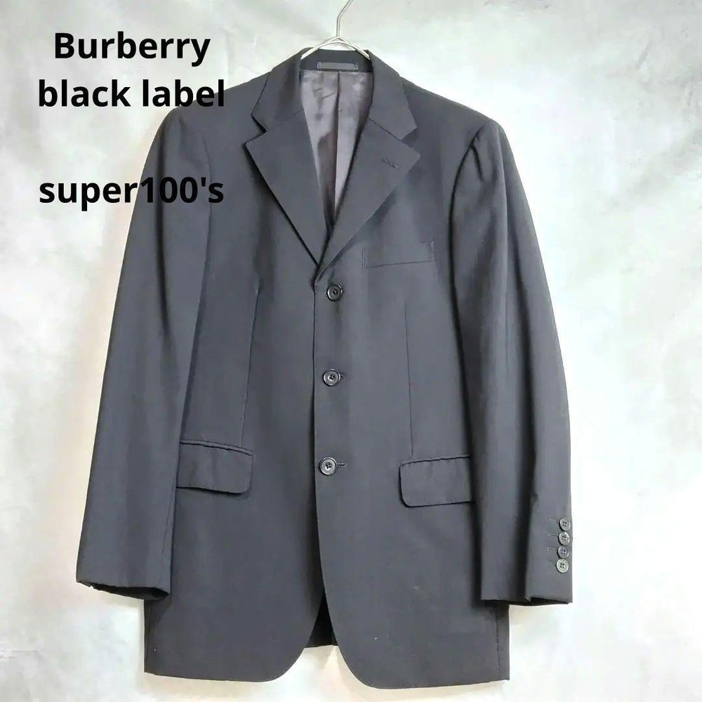 Burberry Black Label Tailored jacket 100% wool unlined F/S from Japan