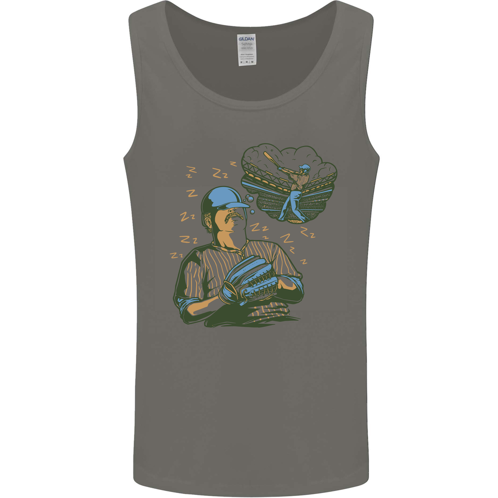 A Baseball Player Mens Vest Tank Top