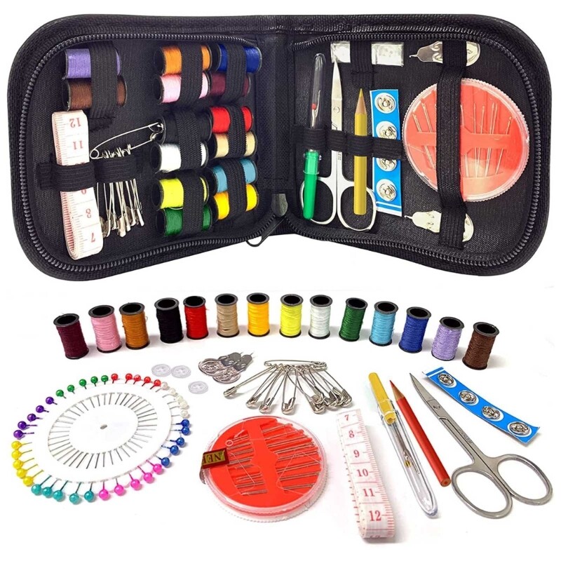 Travel Sewing Kits Upholstery Repair Kits with Stitching Needle, Seams Rippers