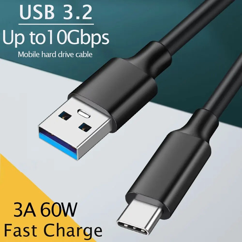 High-Speed USB 3.2 Gen2 Type-C to USB A Cable 10Gbps Data Transfer