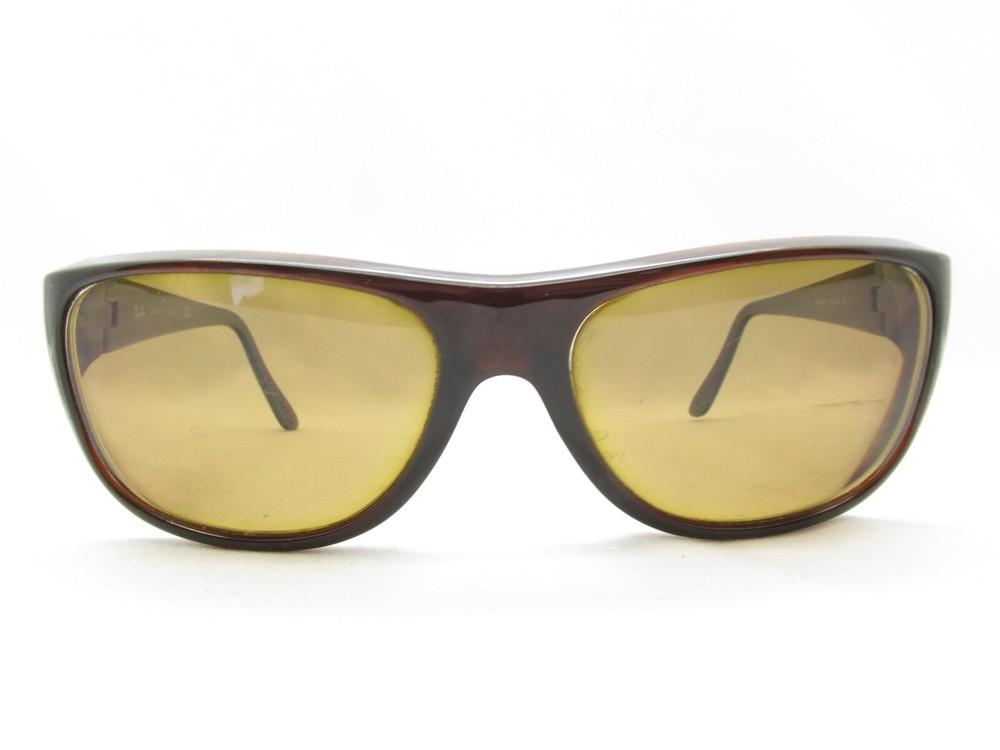 RAY-BAN RB 4138 714/51 BROWN SPORTS WRAP EYEGLASSES FRAMES ITALY 58-130 117721