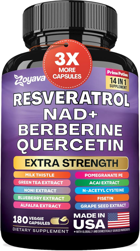 Supplement 12600Mg NAD 100Mg Milk Thistle 900Mg Berberine 4000Mg Food Supplement