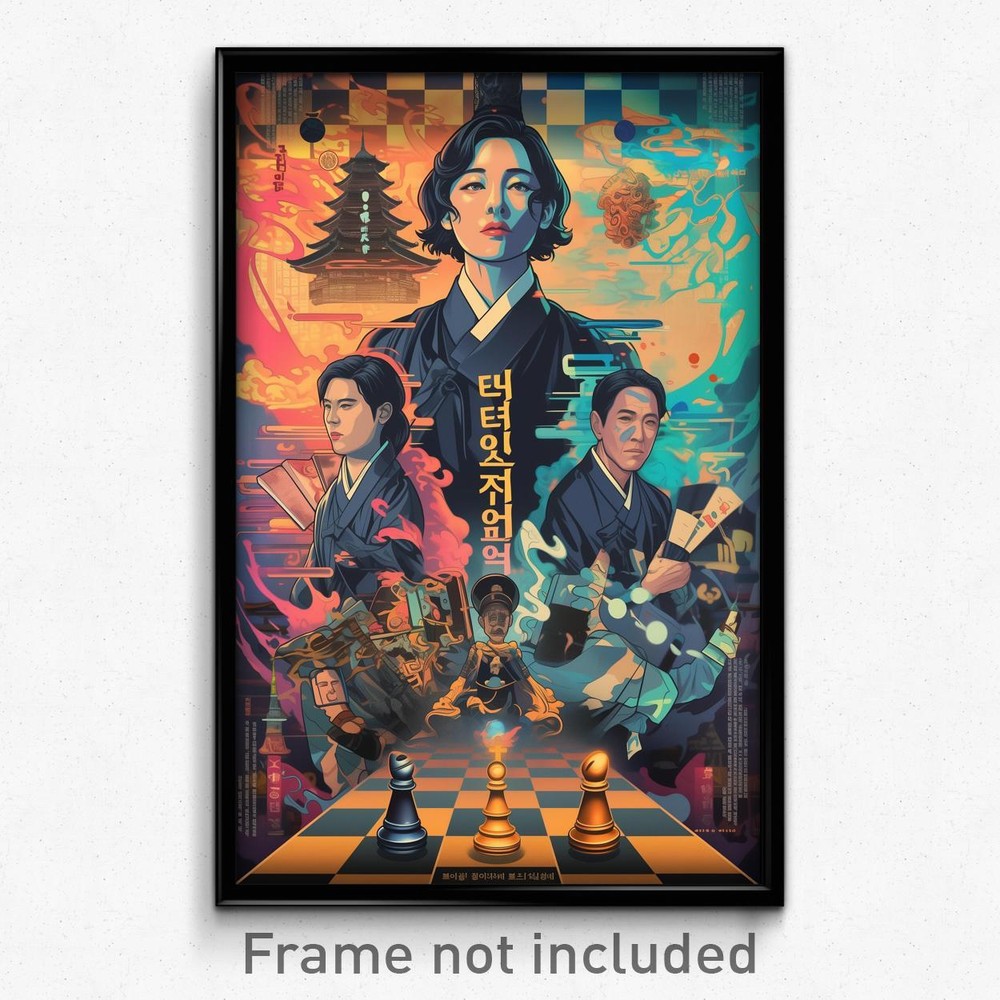 Korean Movie Poster - Negligible Chess Board (Korea Retro Film Art Print)