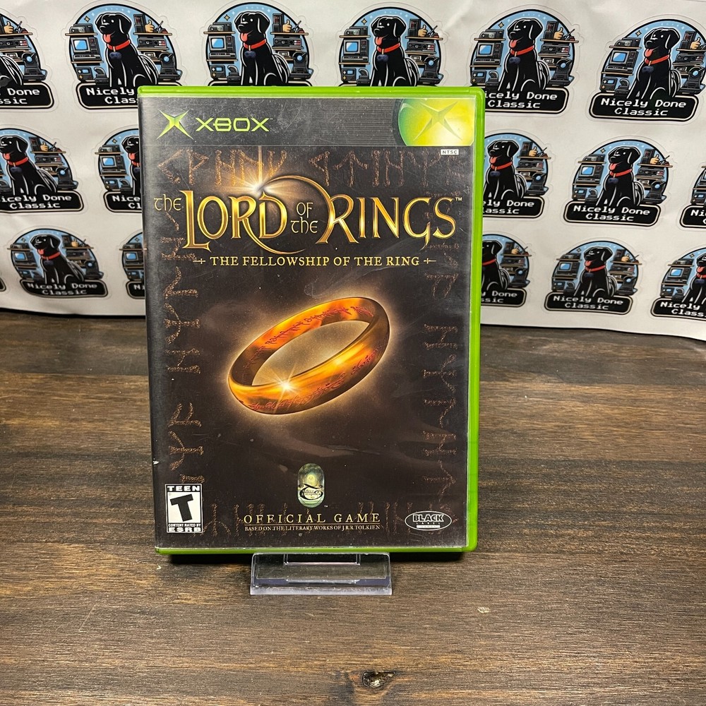 Lord of the Rings Fellowship of the Ring (Microsoft Xbox)- No Manual