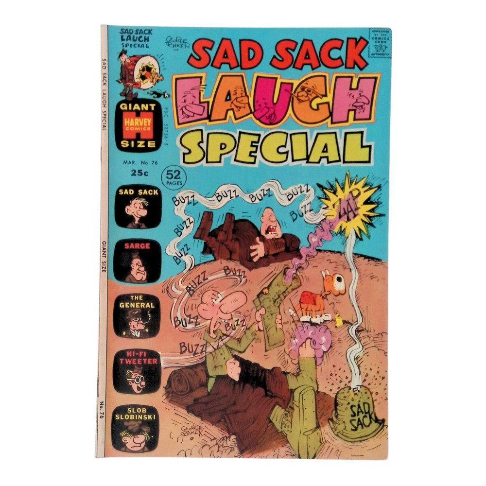 Sad Sack Laugh Special #76 Direct Edition Cover (1958-1977) Harvey Comics