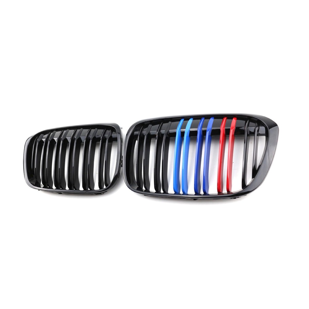 Dual Line Triple Colour Front Bumper Center Grille For 2016-2018 BMW X1 F48 SUV