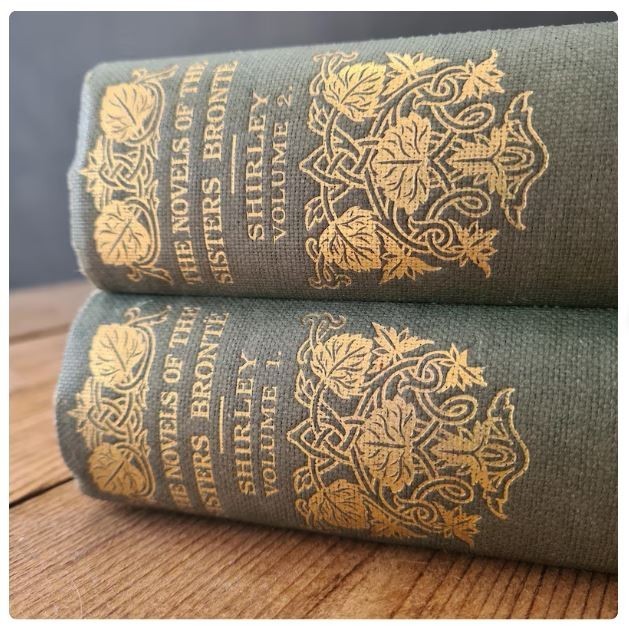 Shirley by Charlotte Brontë Two Volume Set, Published by John Grant 1911