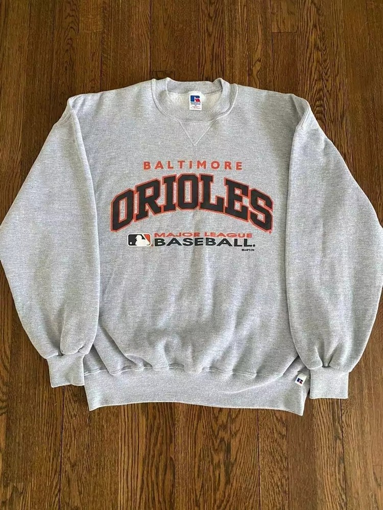 Vintage Baltimore Orioles Ash Sweatshirt Retro Style Unisex Men Women S-5XL