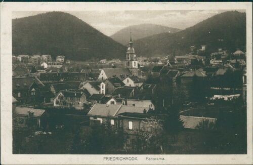 Postcard Friedrichroda panorama (no. 9401)