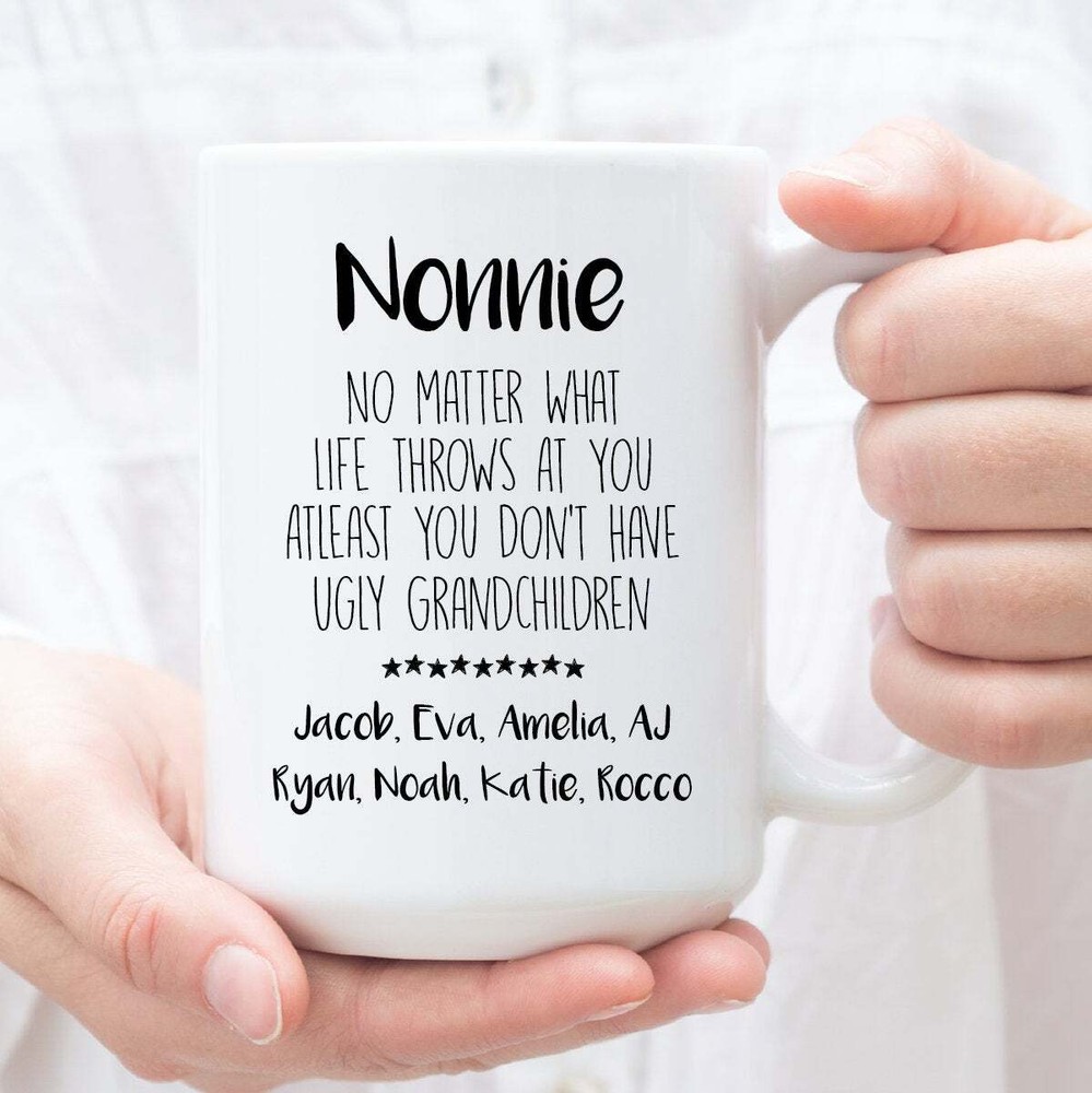 Personalized Gift For Nonnie Funny Nonnie Mug Christmas Birthday Cup For Nonnie