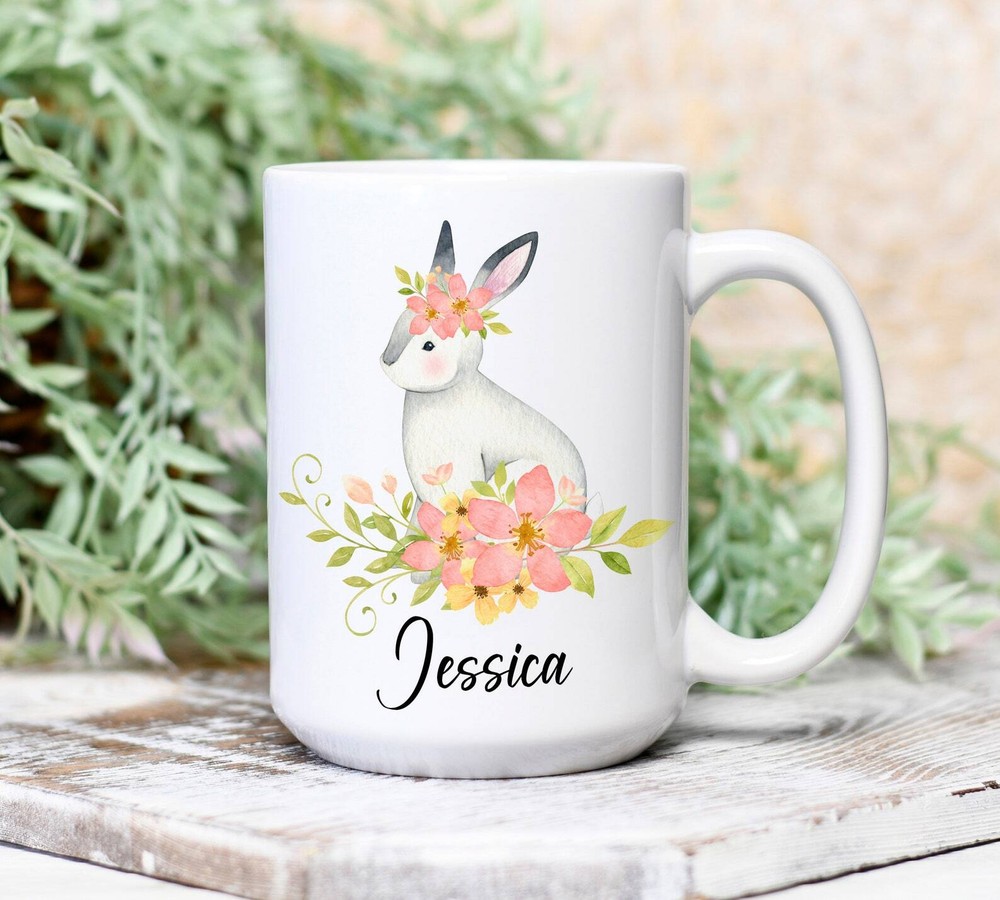 Rabbit Lover Christmas Personalized Mug Bunny Lover Mug Gift Rabbit Owners