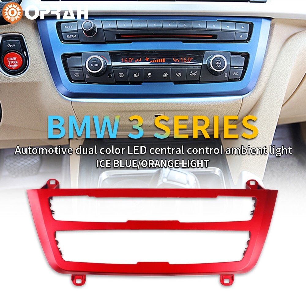 BMW 3 Series Red Front Interior Control Panel Trim Cover Light