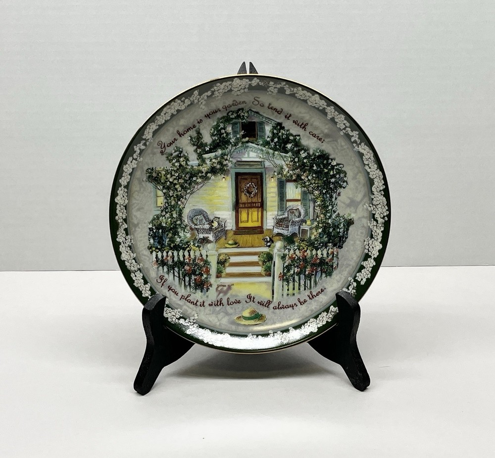Bradford Exchange Plate - Your Home Is Your Garden - #8781A