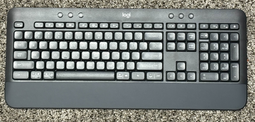 Logitech Signature K650 Wireless Full-Size Keyboard No Dongle Graphite
