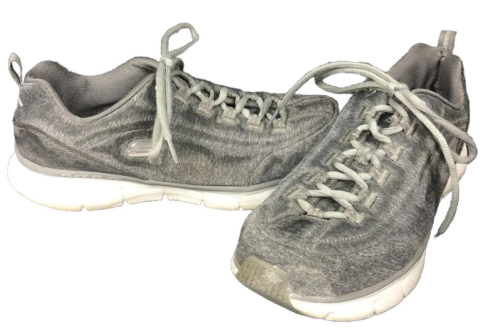 Skechers Women’s Elite Flex 13262W Gray Running Shoes Sneakers Size 9.5