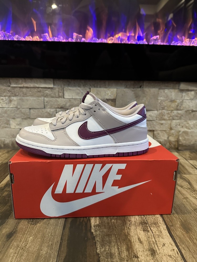 BRAND NEW!!! Nike Dunk Low GS Sneakers 7Y/8.5W  “Platinum Violet” FB9109-104