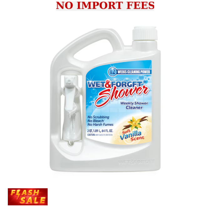 Wet & Forget 64 oz Soft vanilla essence Shower and Bathtub Cleaner