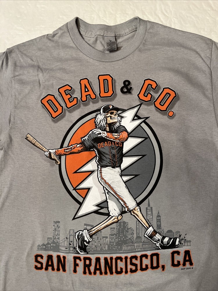 2023 Dead & Company final tour shirt San Francisco Giants Oracle Park concert