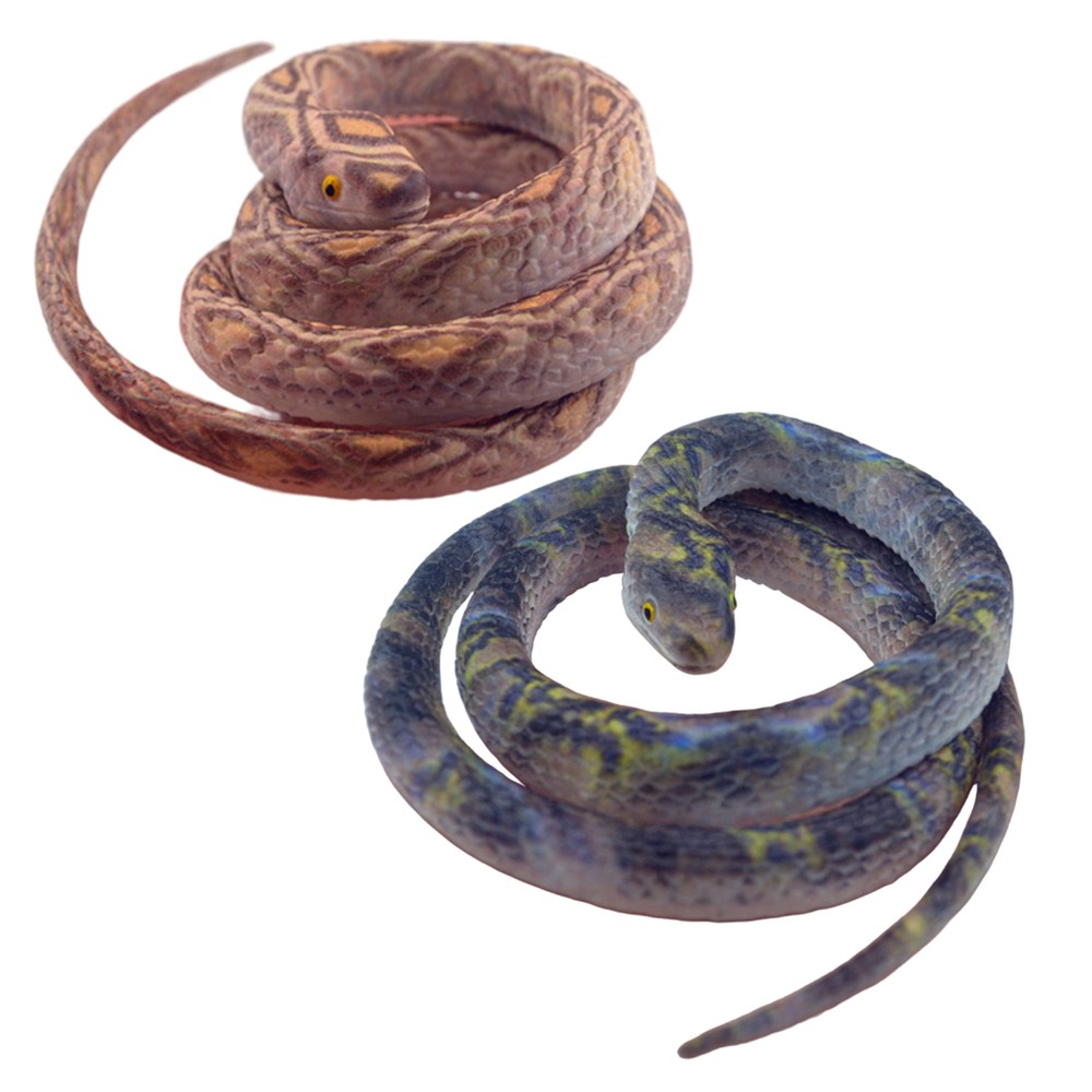 Fake Snake Realistic Snake Trick Prank Toy 70cm Long Soft Rubber Snake