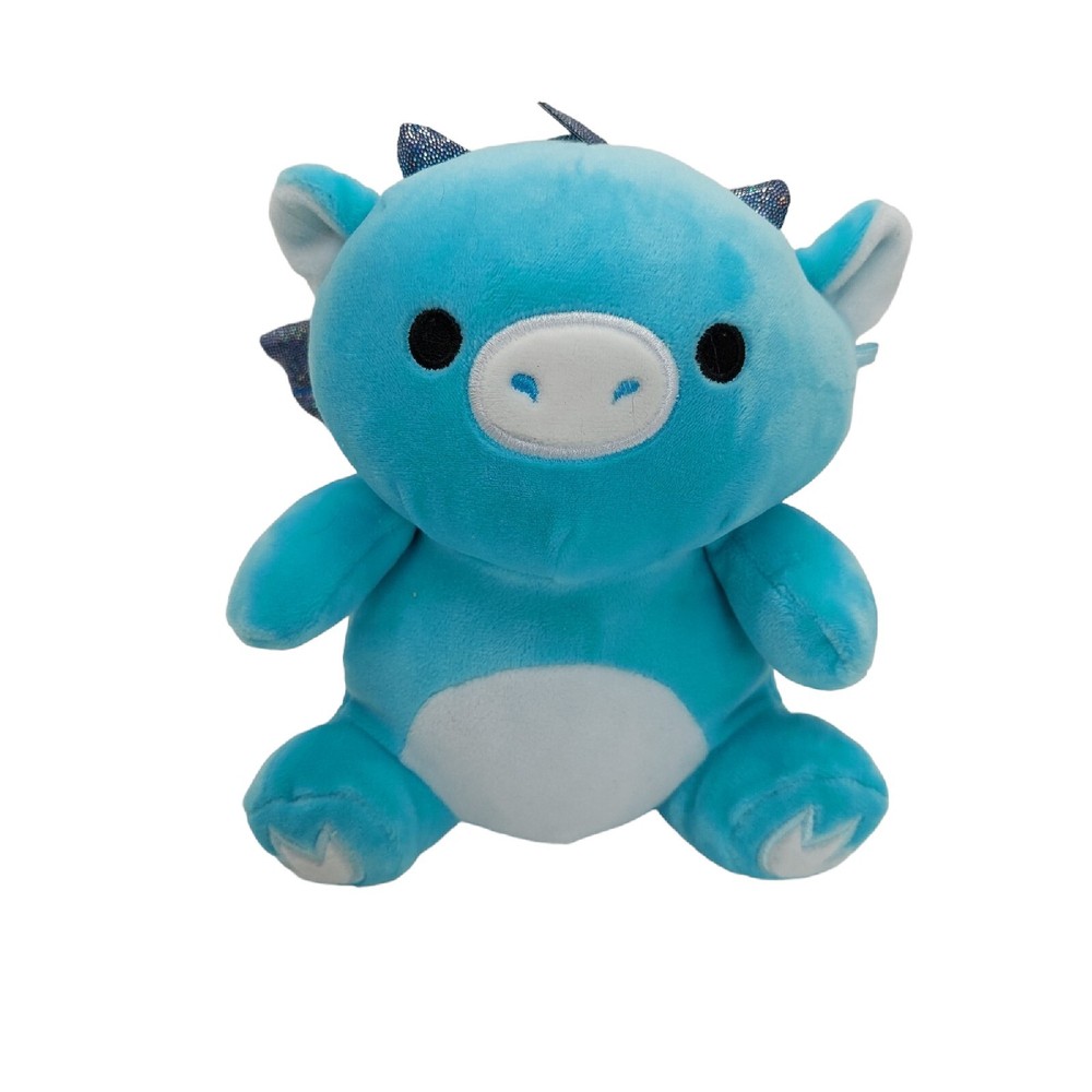 Squishmallow 8 Inch Blue Dragon Gray Plush Toy 2022 Edition  
