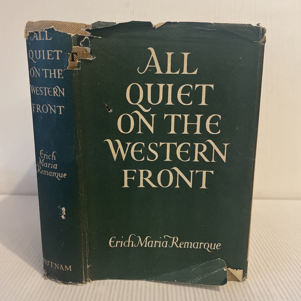 All Quiet On The Western Front Erich Maria Remarque 1st Ed 1929 20TH imp WWI