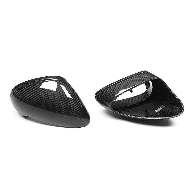 Replace Mirror Cover Carbon Fiber For Porsche 911 991 Cayman Boxster 981 12-16